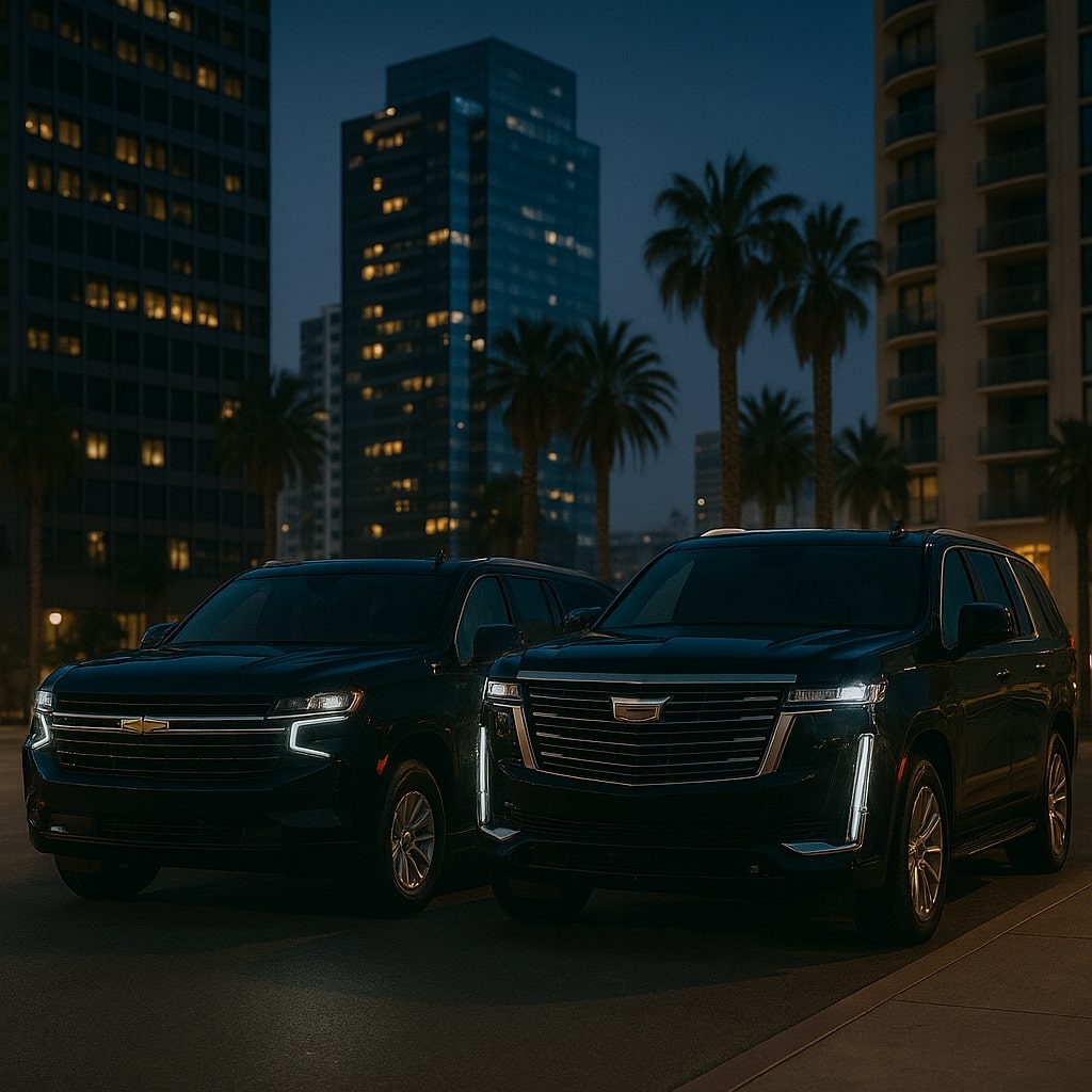 Luxury SUV Service - Professional luxury transportation service in San Diego